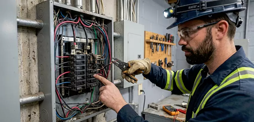 Breaker Box Short Circuit Repair in Hermitage