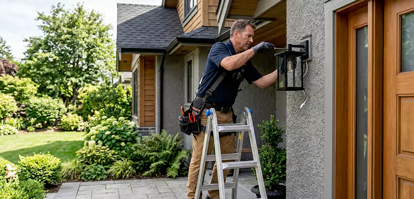 Outdoor and Exterior Light Fixture Installation in Hermitage