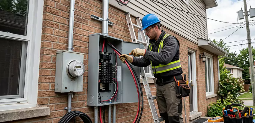 Outdoor Subpanel Installation in Hermitage